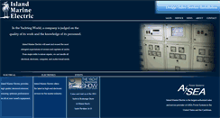 Desktop Screenshot of islandmarineelectric.com