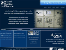 Tablet Screenshot of islandmarineelectric.com